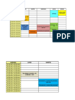 Horario Lunes Martes Miercoles Jueves Viernes: Edafologia Analisis y Diseño Experimental