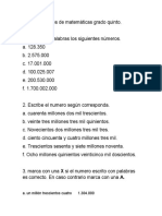 Talleres de Matemáticas Grado Quinto 1