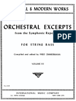 Orchestral Excerpts 3 Volume