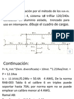 Cálculo de regulación por kVA-m en estrato 4 con 1ø 120/240V