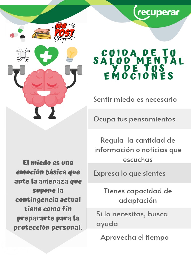 Cuida de Tu Salud Mental y Tus Emociones PDF | PDF | Salud mental | Temor