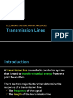 Transmission Lines: Electronic Systems and Technologies