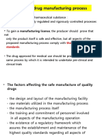 CH 3. The Drug Manufacturing Process: The Highest Quality Standards