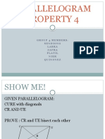 Parallelogram Property 4: Group 4 Members: Sendiong Labra Zafra Platil Nier Quinonez