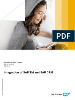 Integration of SAP TM and SAP CRM