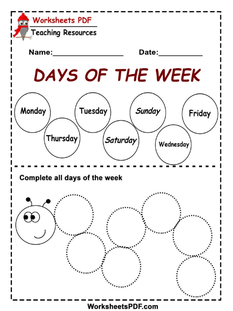 Days of The Week PDF | PDF
