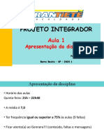 AULA 1 - Apresentação Da Disciplina PDF