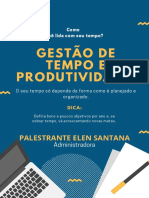 GESTÃO DE TEMPO E PRODUTIVIDADE