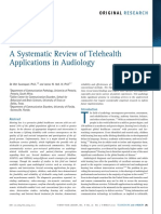 A Systematic Review of Telehealth Applications in Audiology: Original