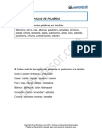 Ejercicio Las Familias de Palabras 246