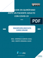 Actuación en Quirófano Ante Un Paciente Adulto Con Covid-19 - Isbn 978-84-16861-95-2