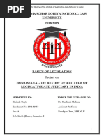 Basics of Legislation Hariank