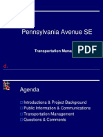 DC Great Street Pennsylvania Avenue SE - Transportation Management Plan 2009