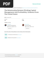 The Relationship Between Working Capital Managementand Profitability Article Published