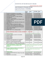 Revised Schedule - Semester II 2019-20 PDF