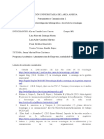 ¿Es El Avance Tecnológico Un Aliado o Un Enemigo de Las Formas de Comunicación? PDF