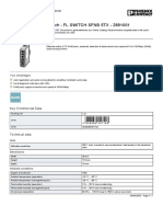 Industrial Ethernet Switch - FL SWITCH SFNB 5TX - 2891001: Key Commercial Data