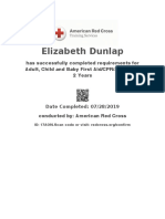 CPR Certificate