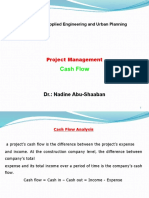 Cash Flow: Project Management