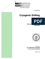 Cryogenic Drilling Demonstrates Borehole Stabilization