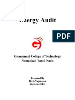 Energy Audit: Gnanamani College of Technology Namakkal, Tamil Nadu