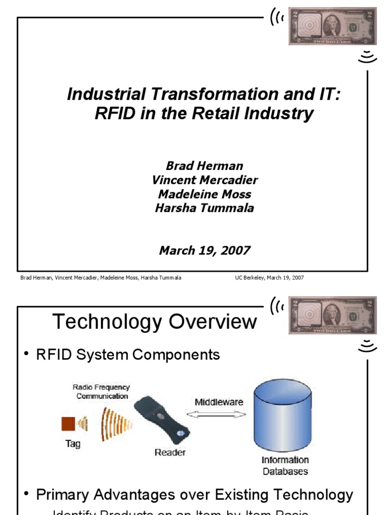 RFID Technology in Retail Industry Insights | PDF | Business | Radio ...