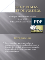 Historia y Reglas Oficiales de Voleibol