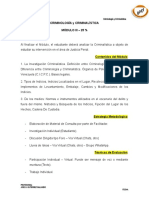 Planificación Del Módulo Iii - Criminología