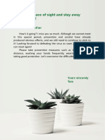 (Family Greetings) Green Plant Letter - 29e