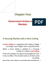 Chapter Four: Government Actions in The Markets