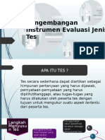 Pengembangan Instrumen Evaluasi Jenis Tes