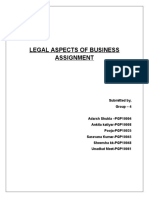 Legal Aspects of Business Assignment