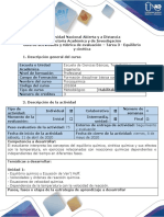 Guía de actividades y rúbrica de evaluación - Tarea 3 - Equilibrio y cinética (1).pdf