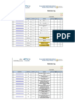 Submittal Log - Pending Material