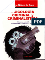 Psicologia Criminal y Criminalistica