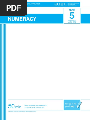 Naplan 2015 Final Test Numeracy Year 5 Pdf Geometry Teaching Mathematics