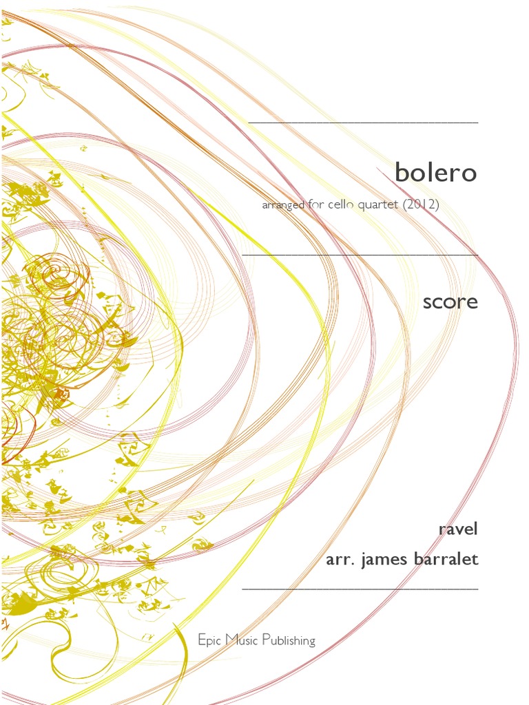 Bolero Example Score PDF | PDF | Musical Notation | Music Technology