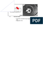 G Fuel Level Sensor: in Fuel Tank Accessible Through Luggage Compartment, Right Front Integral With G6