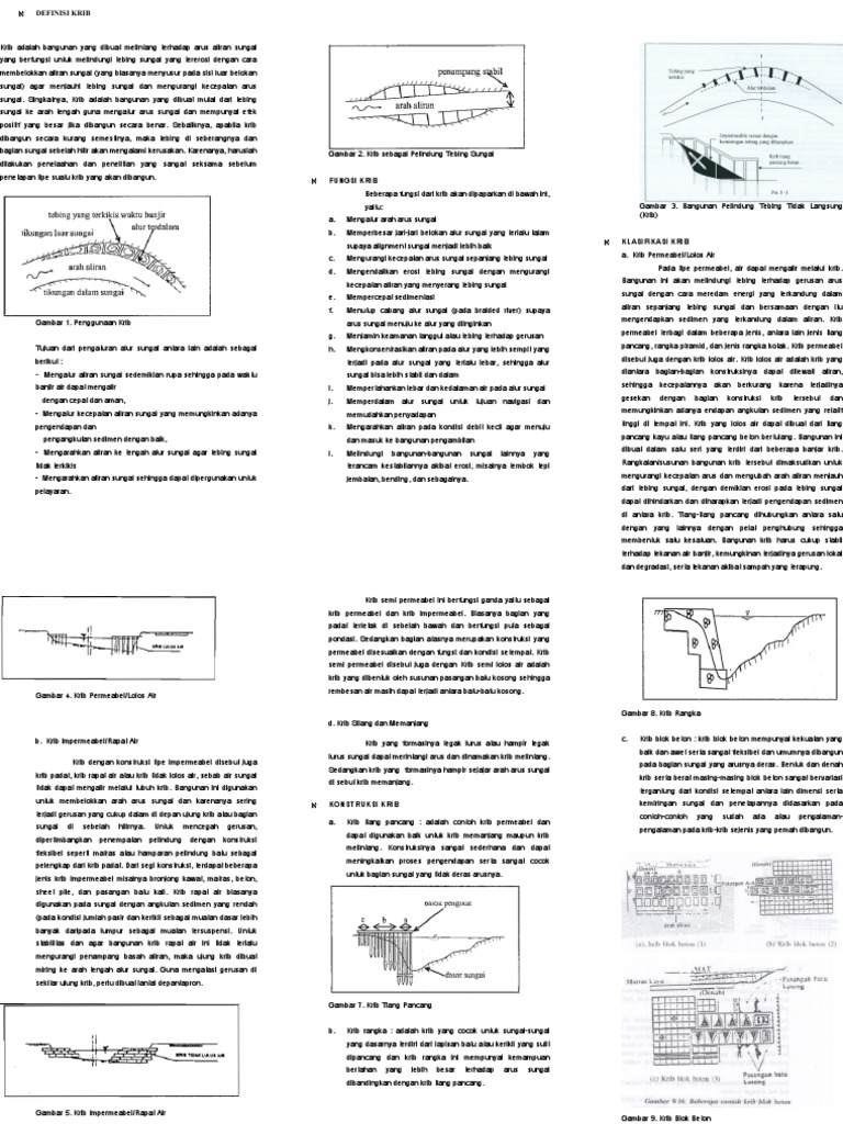 KRIB SEBAGAI PELINDUNG TEBING SUNGAI | PDF