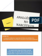 ANALGÉSICOS NO NARCÓTICOS