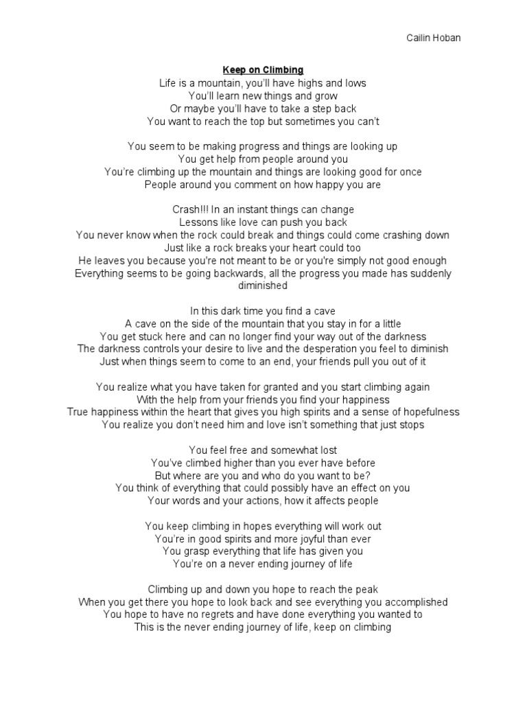 Extended Metaphor Poem PDF