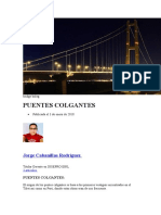 Historia de Puentes Colgantes