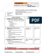 1.PROSEDUR (Pemeliharaan Alat Uji)