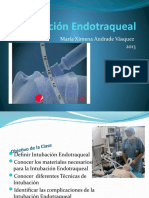 Intubación Endotraqueal