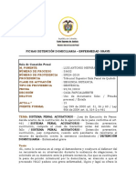 Fichas Detención Domiciliaria Enfermedad Grave