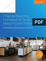 Financial Reporting Framework For Small-And Medium-Sized Entities