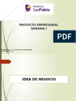 IDEA DE NEGOCIO - SEMANA 1-3