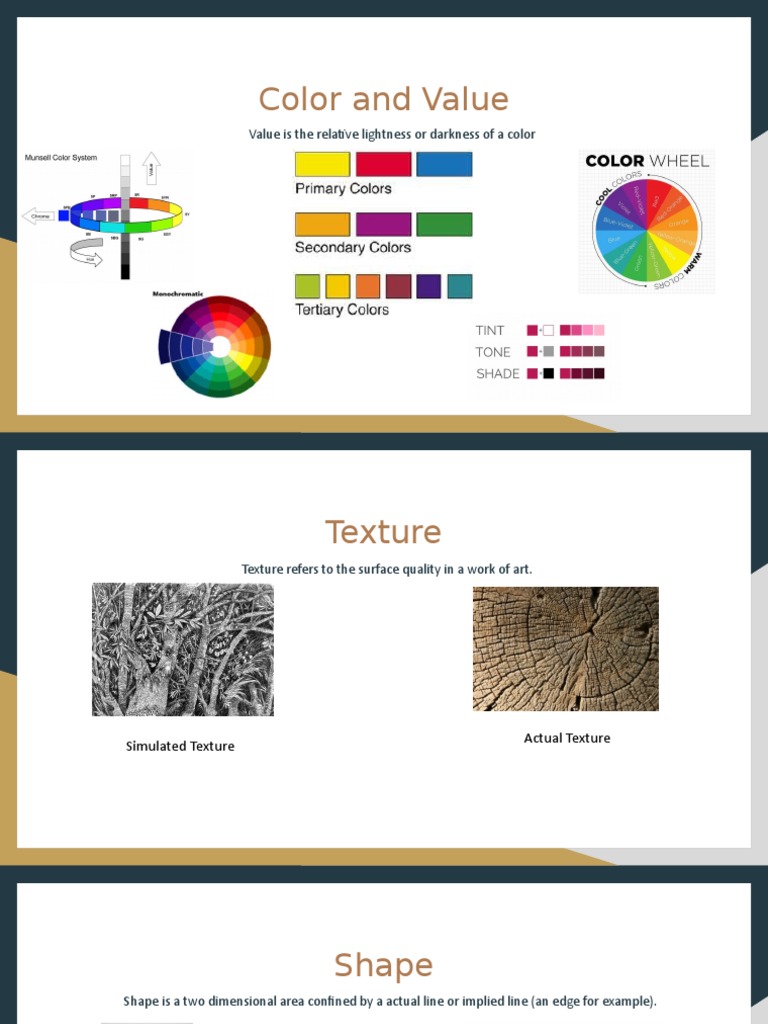 Color and Value: Value Is The Relative Lightness or Darkness of A Color ...