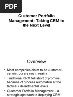 Customer Portfolio Management: Taking CRM To The Next Level