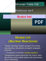 (Pertemuan 9) Reaksi Inti.pdf